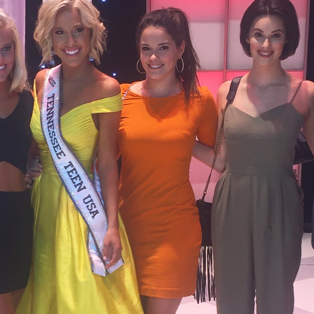 Designer Orange dress